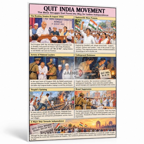 Quit India Movement Chart